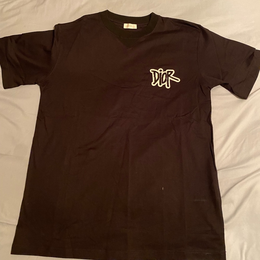 SHAWN X DIOR LOGO T SHIRT